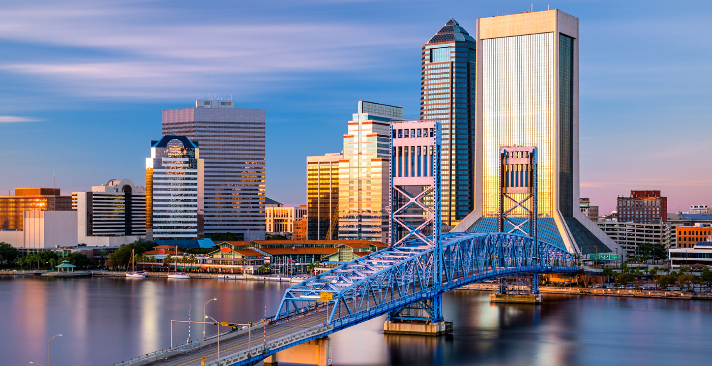 Convenient locations in and around Jacksonville, Florida